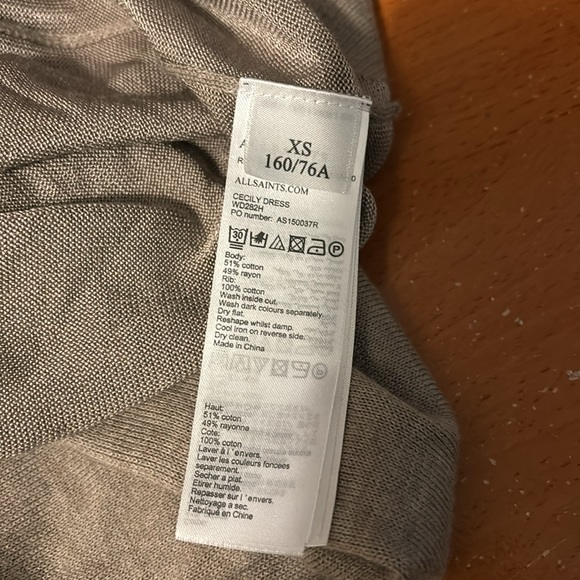 All Saints Cold Shoulder Sweater Dress - Picture 11 of 11